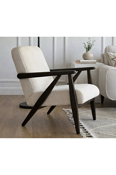 Normod Levy Koyu Meşe Berjer - Fitilli Kadife