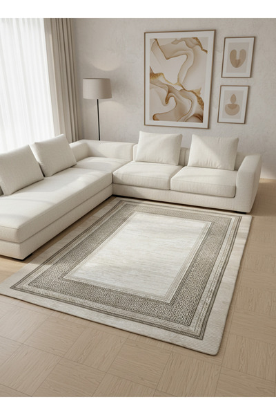 ALLGELSİN Lastikli Mikro Polar Halı Örtüsü 4m2 160x230 veya 6m2 200x300 Dört ...