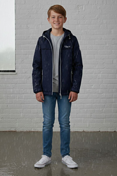 TNY Collection Special Series Water and Windproof Bondit Raincoat