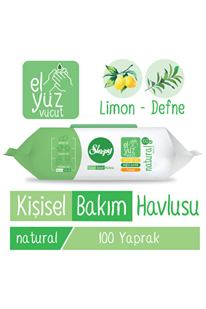 Sleepy Natural Kişisel Bakım Havlusu 100 Yaprak