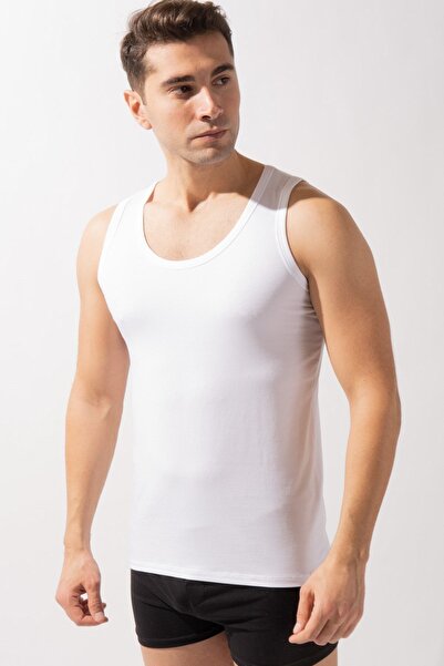 Katia&Bony Basic New Modal Strappy férfi alsóing fehér