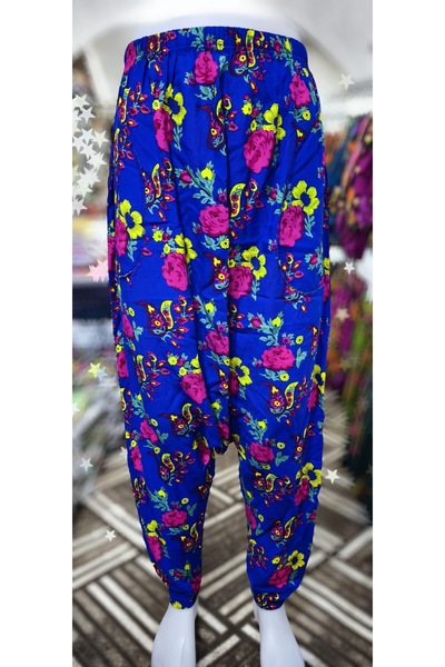 MODA Шальвар з квітковим візерунком і кишенями