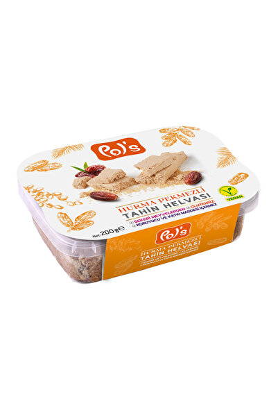 Pol's Şeker İlavesiz Hurma Pekmezli Tahin Helvası 200g