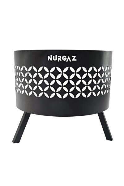 NURGAZ Orman Şöminesi Yıldız Desen