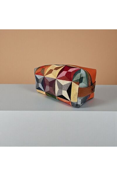 Generic Multi-Purpose Makeup & Travel Pouch with Palestinian Embroidery Pattern