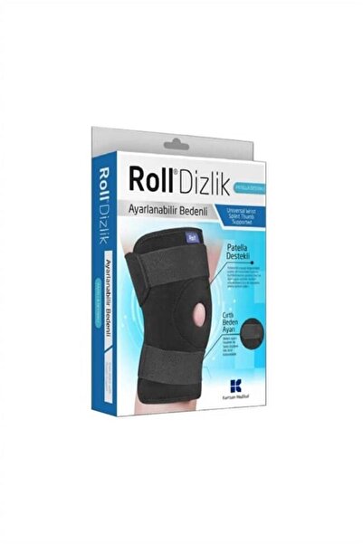 Roll دعامة ركبة فيلكرو مع دعم الرضفة وأحجام قابلة للتعديل