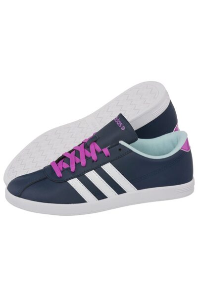 adidas F76619 VLCOURT W Γυναικεία αθλητικά παπούτσια Navy Blue Purple