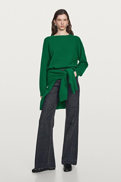 Massimo Dutti Yün karışımlı bisiklet yaka kazak