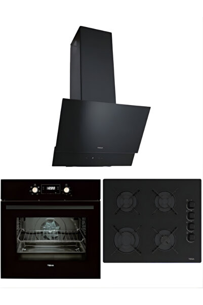 Teka Chef 5 Premium Siyah Ankastre Set (GBE 64002 OCAK/HAK 627 FIRIN/ATV 60 D...