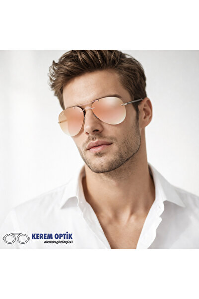 Ray-Ban UNİSEX DAMLA AYNALI METAL GÜNEŞ GÖZLÜĞÜ RB8058 159/B9 59