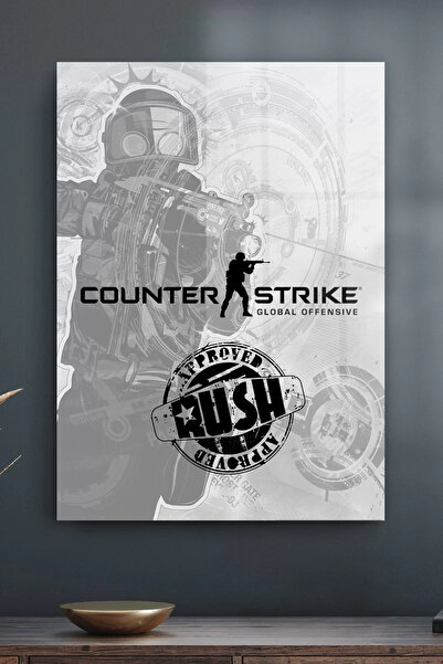 Decovetro Masă de sticlă Counter Strike