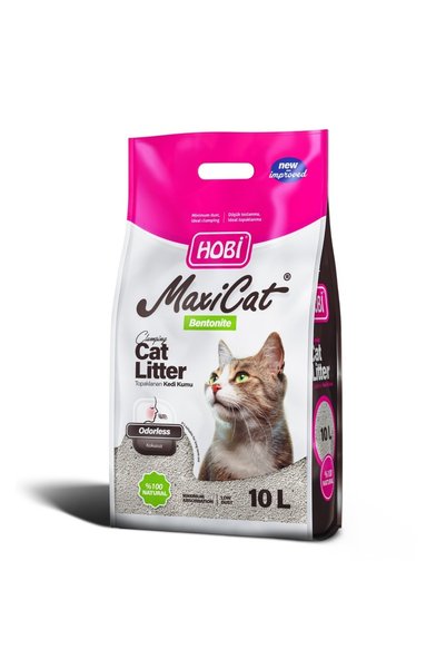 Genel Markalar Hobi Maxicat Kokusuz Bentonit Kedi Kumu 10 Litre