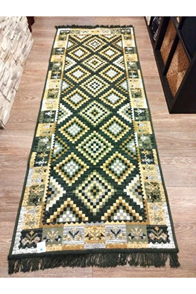 OEM Covor țesut față-verso, dimensiune 80 x 120 cm verde H&H 68N