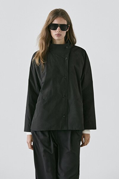 Massimo Dutti Yaka detaylı kısa kapitone parka