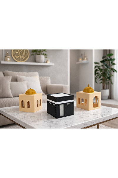 3d soft light Kabe Maket Tealight Işıklı Dekor – Dini Ev Süsü - LED Mum Dahil...