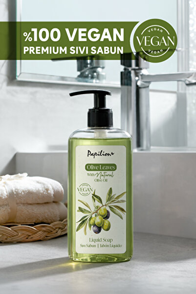 Papilion Zeytin Yaprağı Kokulu Sıvı Sabun 400 ml Nemlendirici Etkili Canlandı...