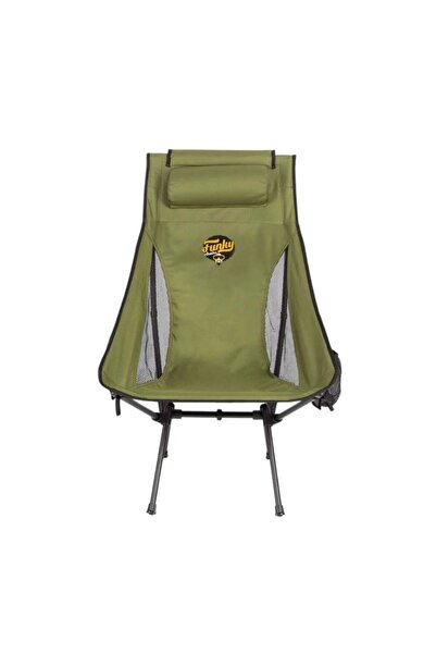 Funky Chairs Sky Ultralight Katlanabilir Kamp Sandalyesi Haki 4 Adet