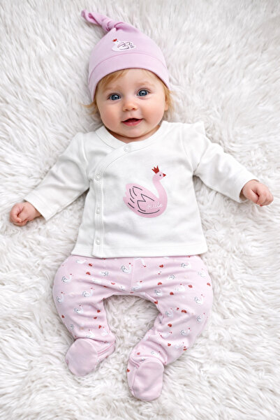 Linda Harris مجموعة إصدار المستشفى للفتيات حديثي الولادة مكونة من 5 قطع باللو...