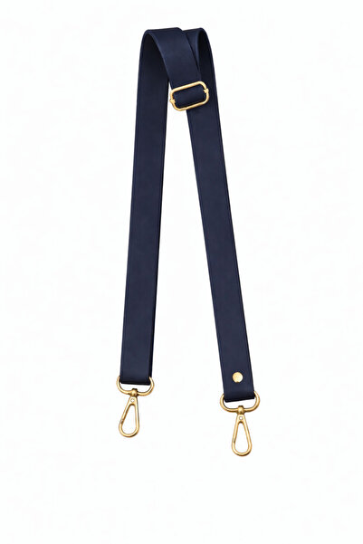 Nildenhobim Suni Derili Altın Renk Aksesuarlı Ayarlanabilir Çanta Askısı Uzun...