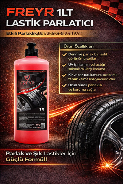 FREYR 2’li Oto Bakım Seti | Jant Temizleyici & Parlatıcı + Lastik Parlatıcı Jel 1 Lt