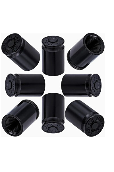 Choice 8pcs-black 8Pcs Universal Bullet Shell Valve Set Strong Sealing Corros...