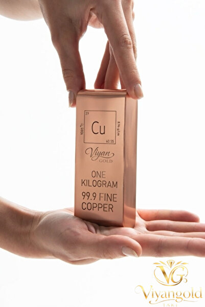 VİYANGOLD YATIRIMLIK BAKIR KÜLÇE 1 KĞ GR %99.99 SAFLIKTA