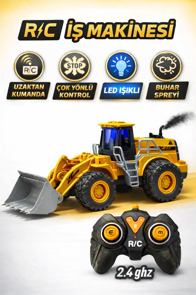 YILDIRIM OYUNCAK Uzaktan Kumandalı Buhar Spreyli Işıklı 2.4 ghz Sarj Edilebil...