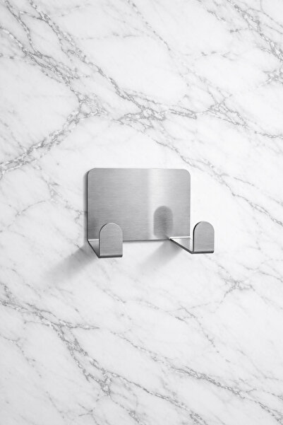 Bath & Kitchen Paslanmaz Çelik Duş Askılığı | Yapışkanlı Delme Gerektirmez | ...