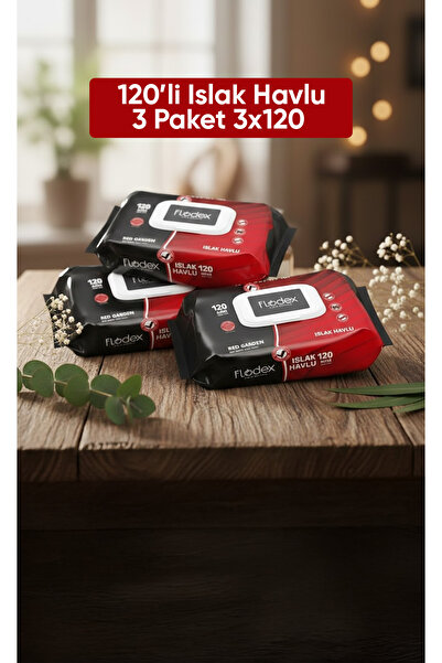 FLODEX Islak Havlu Orange Garden 120 Li 3 Paket 360 Adet