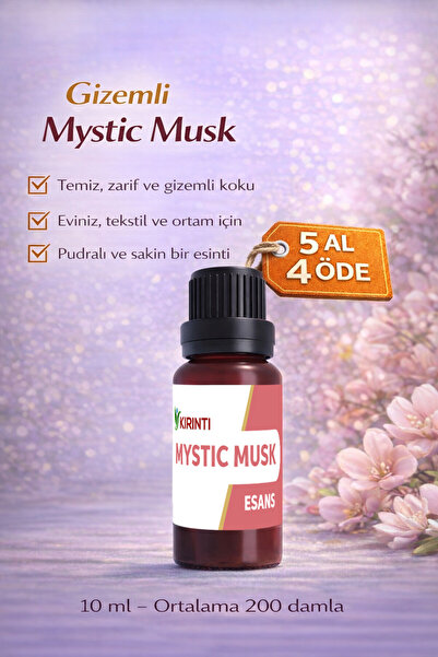 KIRINTI 2000 Musk Kokulu Esansı 10 ml – Buhurdanlık, Difüzör ve Oda Kokusu