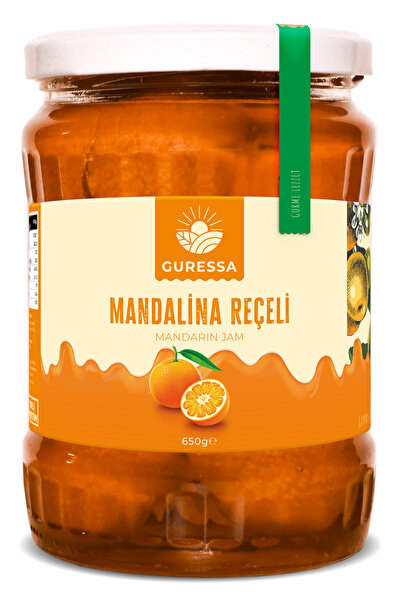 GURESSA Mandalina Reçeli 650 Gr (Bütün Meyveli & Kahvaltılık)