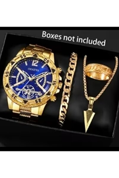 Geneva Erkek Saat seti Zarafetin Zamanla Buluştuğu Nokta Zamanı şıklıkla yöne...