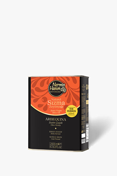 Nermin Hanım Zeytinliği Arbequina - Filtresiz Erken Hasat Soğuk Sıkım Zeytiny...