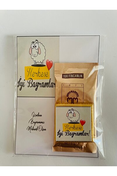Hanne Gift Box HANNE GİFT BOX 10 adet Türk kahveli taze Madlen çikolatalı bay...