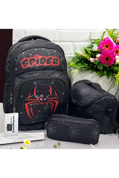 ÇantaExpress Temački plavi trodelni set za devojčice - K Lik D Sa deznom Osno...