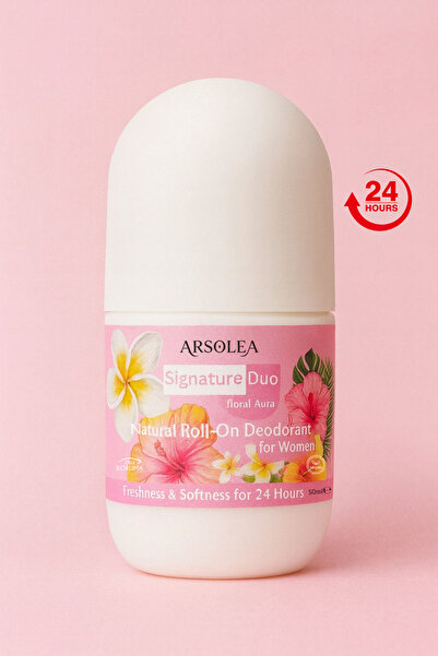 Arsolea Ter Kokusu Önleyici / Doğal Roll-On Deodorant Kadın / 24 Saat Etkili ...