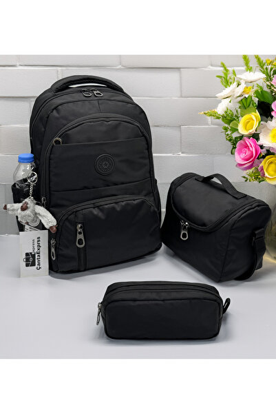 ÇantaExpress İlk Okul Çantası 3'lü Seti Unisex Suya Dayanıklı Çocuk Ilkokul Ç...