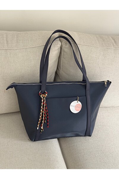 BAGLOVİS GEANTĂ DE UMĂR FEMEI CHARM ASKILI, ALBASTRU MARIN, EN45 BOY30