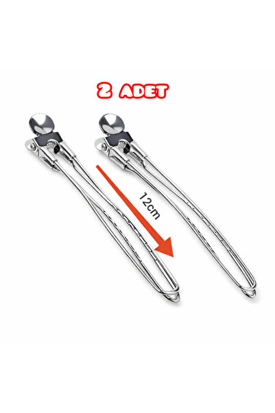 irtihal 2 adet metal Fön Pensi 12cm Kuaför Saç Pensi (2ADET) Metal, Alüminyum...