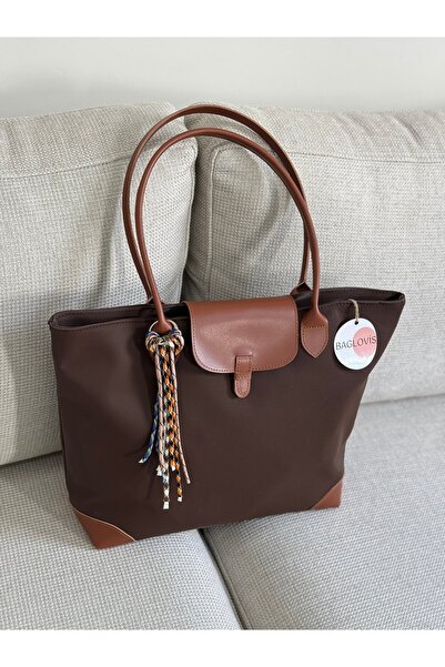 BAGLOVİS GEANTĂ TOTE DE DIMENSIUNE MARE DETALIATĂ CHARME EN40 BOY30
