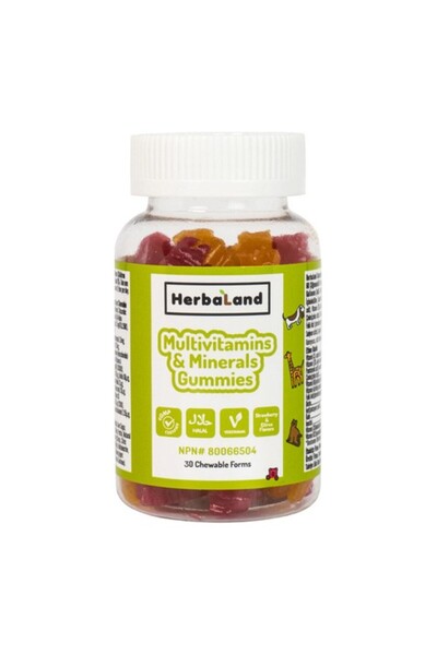 Herbaland Multivitamin Mineral's Jelibon 60 lık