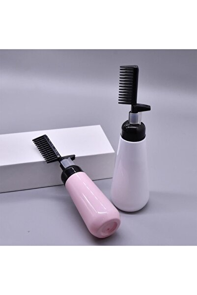 HİROS'H Taraklı Saç Boyama Şişesi Bakım Kremi Yağı Ve Şampuan Uygulama Şişesi