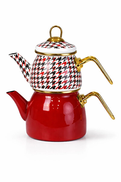 PR HOME Forte Red Mini Model - Enameled Teapot