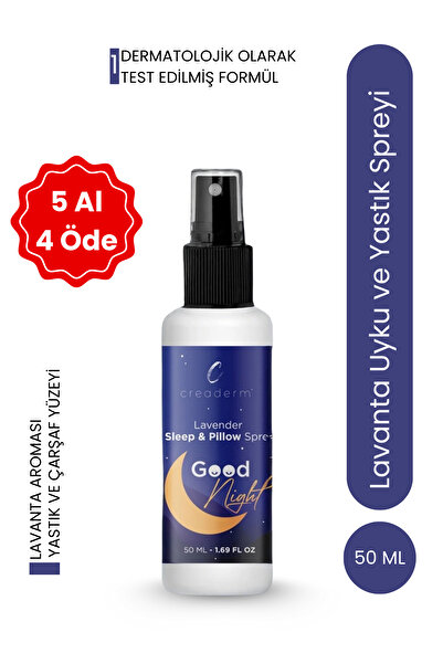 CREADERM LAVANTA UYKU VE YASTIK SPREYİ RAHATLATICI UYKU VE DİNLENME SPREYİ SL...