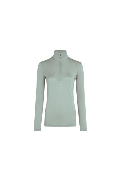 Icebreaker Bluza Dama Merino 260 Thermal Tech Half Zip Moss