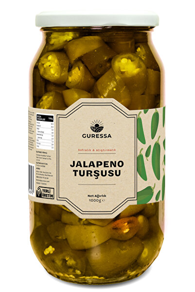 GURESSA Jalapeno Turşusu 1000 ml (Atıştırmalık & Sofralık)