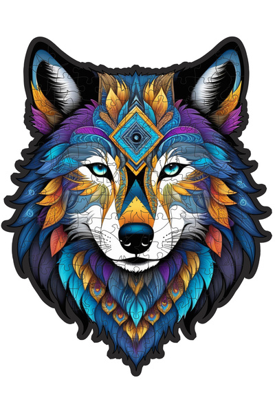 NCPUZZLES Özel Figürlü Ahşap Puzzle - KURT Large 52cm x 42 cm