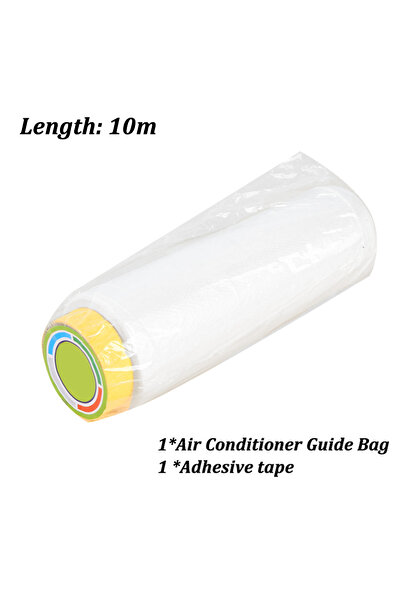 Choice حقيبة دليل مكيف هواء قابلة للطي بطول 10 أمتار، أنبوب تكييف هواء مرن قا...