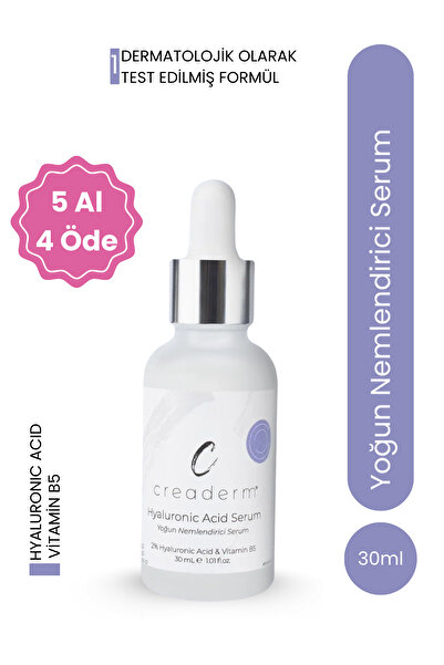 CREADERM Yoğun Nemlendirici Serum (2% Hyaluronicacid& Vitamin B5)