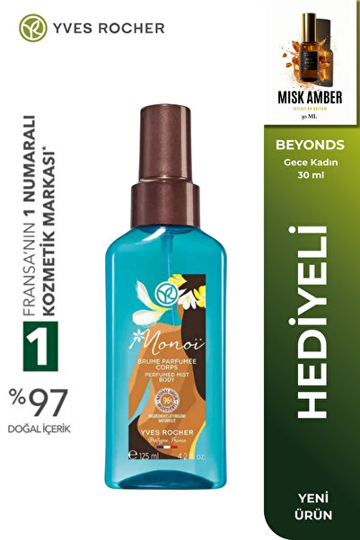 Yves Rocher Monoi Parfümlü Vücut Spreyi 125 ml Egzotik Sıcak Çekici Vegan Kok...
